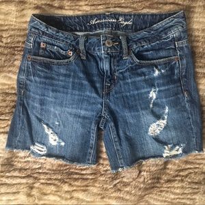 SALE American Eagle Distressed Denim Cutoff Shorts